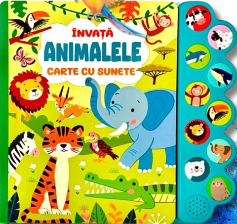 Cărți - Carte cu sunete. Invata animalele