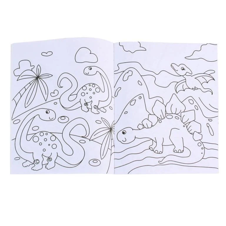 Carte de colorat Animale Fantasice 1 + autocolante [1]