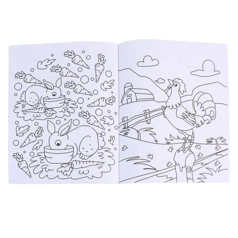 Carte de colorat Animale Fantasice 2 + autocolante [1]