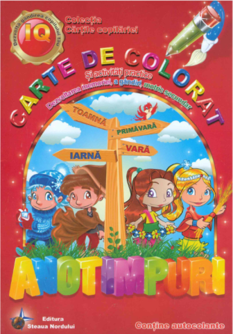 Cărți - Carte de colorat – Anotimpuri