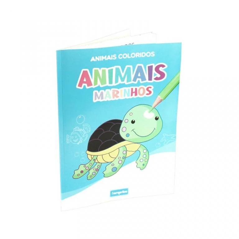 Cărți - Carte de colorat Colorful Animals - Animale Marine