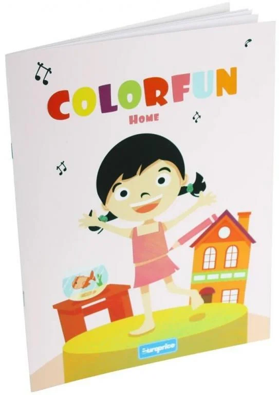 Cărți pentru copii - Carte de colorat Colorfun Home