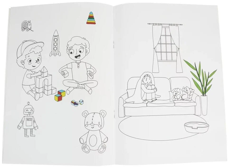 Carte de colorat Colorfun Home [1]
