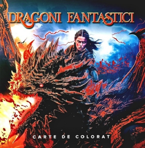 Cărți - Dragoni fantastici. Carte de colorat