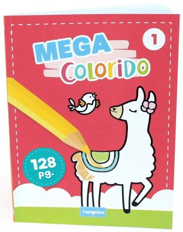 Cărți - Carte de colorat Mega Colorido 1