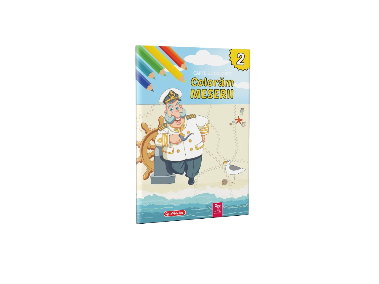 Cărți de colorat - Carte de colorat A4 16 pagini Meserii
