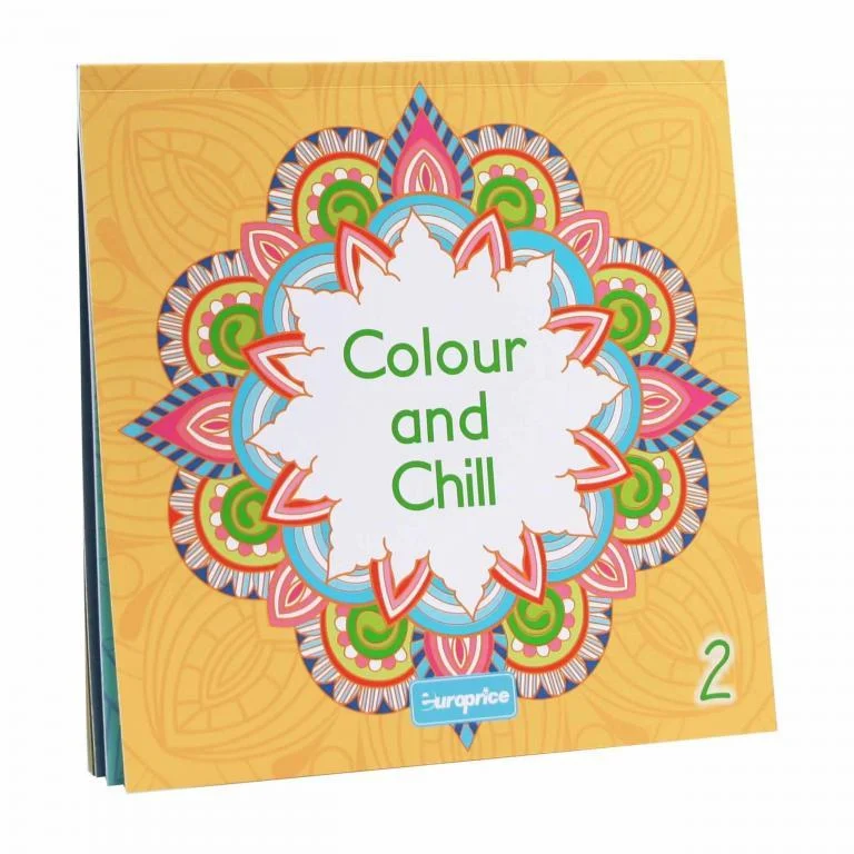 Cărți - Carte de colorat pentru adulti Color and Chill 2