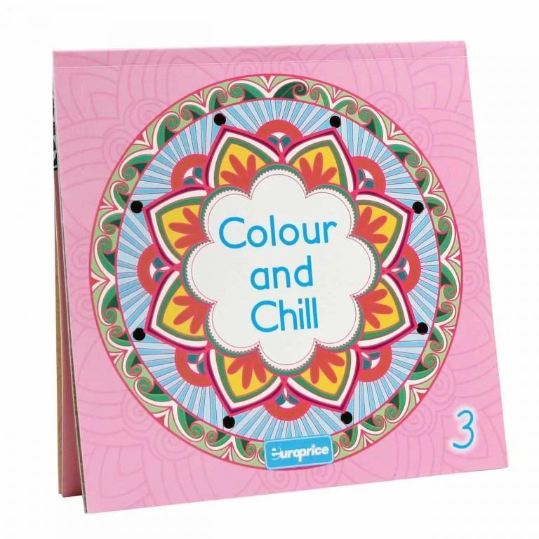 Cărți - Carte de colorat pentru adulti Color and Chill 3