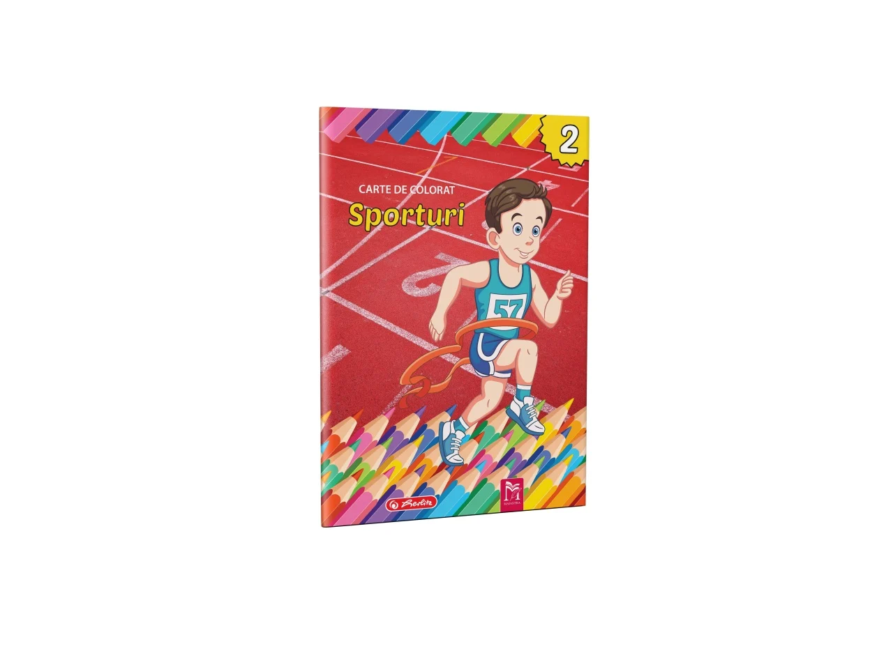 Cărți de colorat - Carte de colorat A4 16 pagini Sporturi II