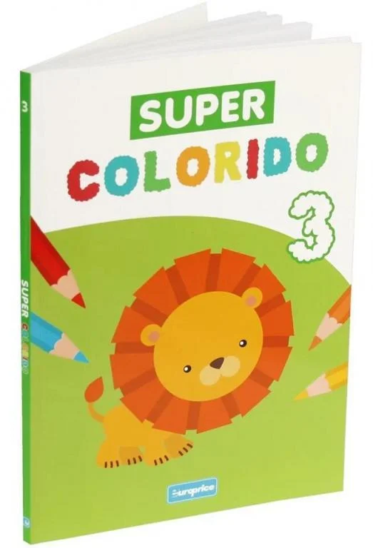 Cărți - Carte de colorat Super Colorido 3