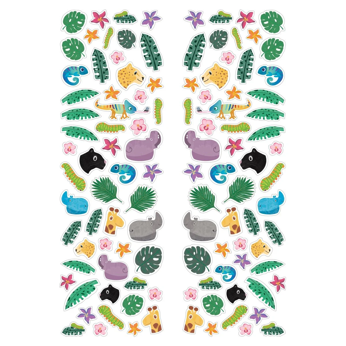 Carte pentru activitati creative cu stickere motiv Jungle A4 32 file [2]
