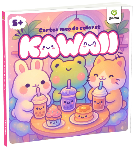 Cărți - Cartea mea de colorat Kawaii
