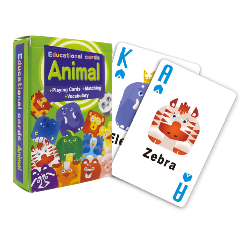 Jocuri educative și de societate - Carti de joc Royal educative cu animale AS