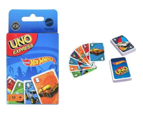Jucării și jocuri - Carti de joc UNO Express Hot Wheels