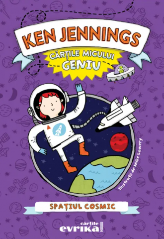 Enciclopedii și atlase pentru copii - Cartile micului geniu. Spatiul cosmic – Ken Jennings