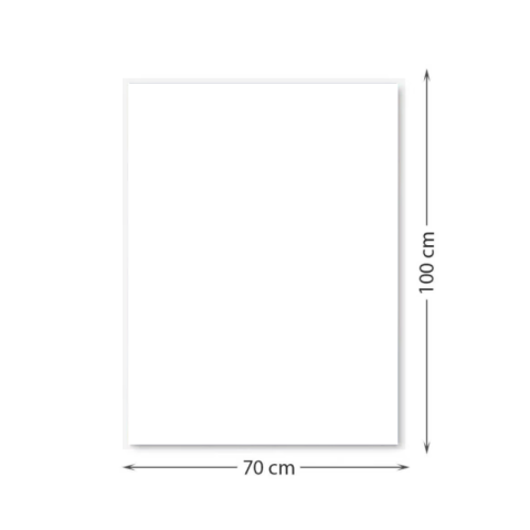 Rechizite școlare - Carton color 220gr/mp 70x100 alb FAVINI 1 coala