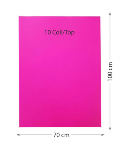 Promoții de Toamnă - Hartie cartonata FAVINI ciclam 70x100 cm 10 coli 220 g/mp