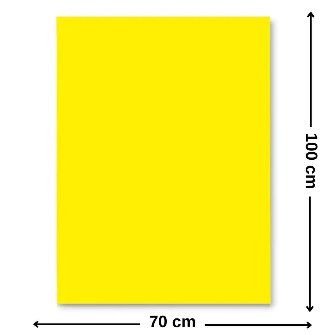 Promoții de Toamnă - Carton color 220 g/mp 70 x 100 cm 10 coli galben FAVINI