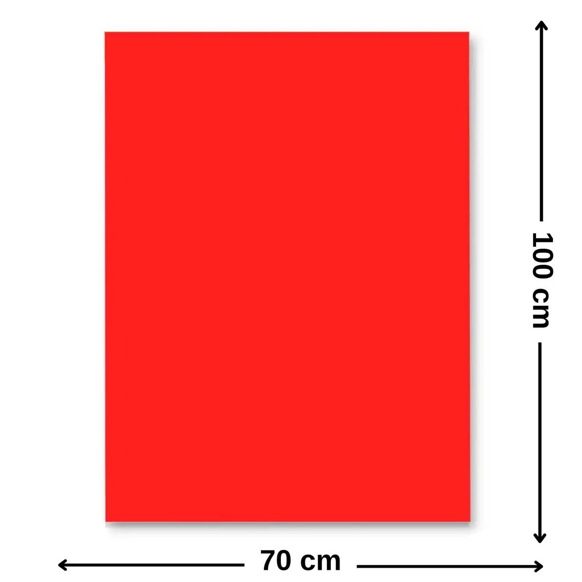 Promoții de Toamnă - Carton color 220 g/mp 70 x 100 cm 10 coli rosu FAVINI