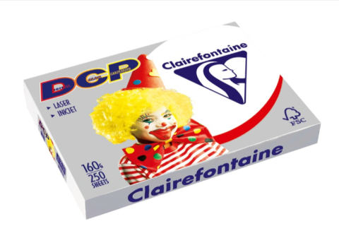 Papetărie și articole din hârtie - Carton Clairefontaine laser/inkjet A3 160g color printing 250 coli/top