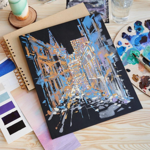 Carton panzat negru 40x50 cm Phoenix [5]