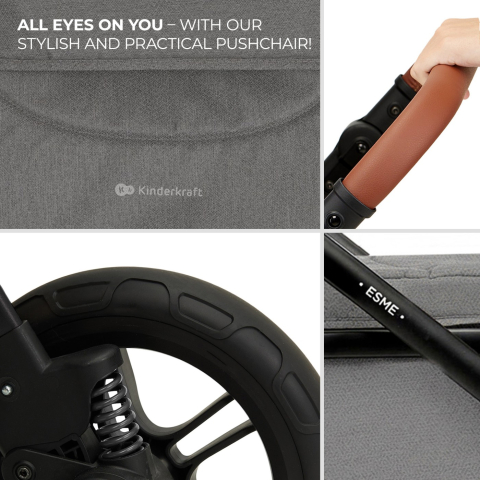 CARUCIOR KINDERKRAFT ESME, 3 IN 1, MOONLIGHT GREY [5]