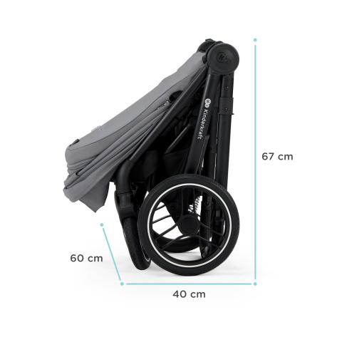 CARUCIOR KINDERKRAFT NEA, 2 IN 1, PLATINUM GREY [1]