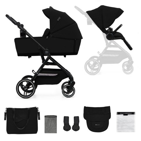 CARUCIOR KINDERKRAFT YOXI 2IN1, PURE BLACK [1]