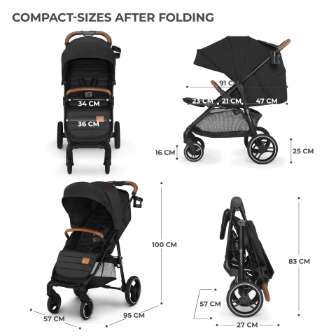 CARUCIOR SPORT KINDERKRAFT GRANDE PLUS, BLACK [5]