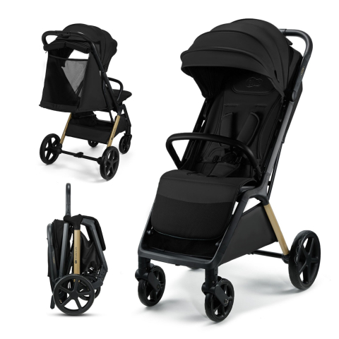 Cărucioare - CARUCIOR SPORT KINDERKRAFT LOOM, 0-22 KG, INK BLACK