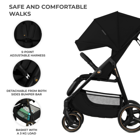 CARUCIOR SPORT KINDERKRAFT TRIG3 ONYX BLACK [3]
