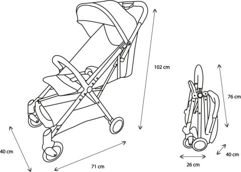 CARUCIOR SPORT NANIA, ORLA, GREY/BLACK [4]