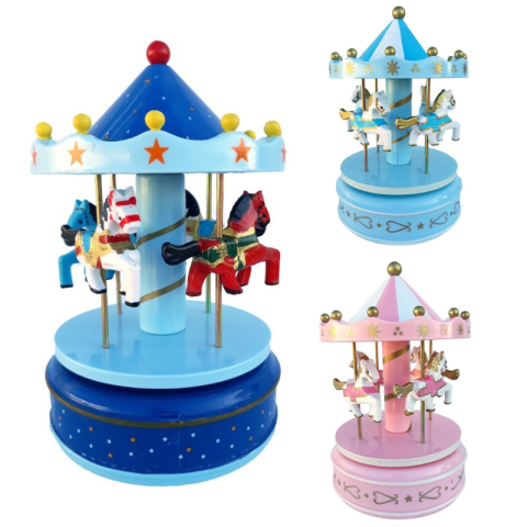 Aparate electrice de jucărie - Carusel muzical diferite culori
