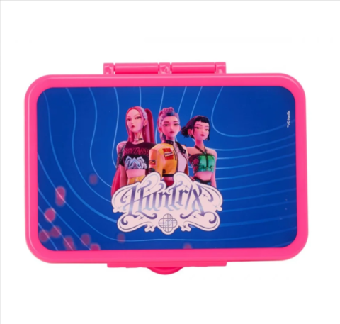 Rechizite școlare - Caserola pranz 850ml K-Pop Demon Hunters Stationery 17.4 cm roz