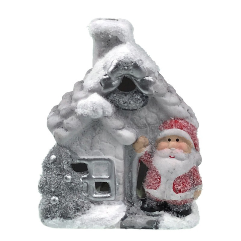 Noutăți Librăria Compas - Casuta Craciun din ceramica 9x11 cm