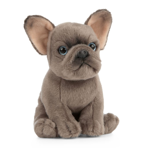 Jucării și jocuri - Catelus Bulldog Francez din plus 16 cm Living Nature