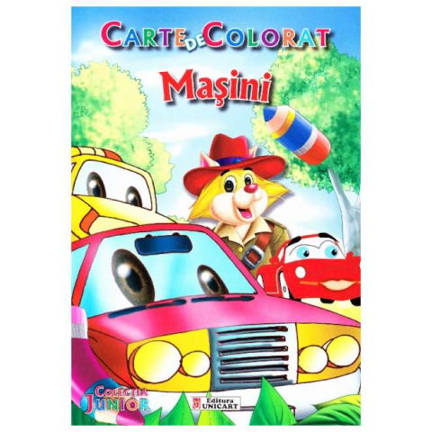 Noutăți Librăria Compas - Masini. Carte de colorat B5