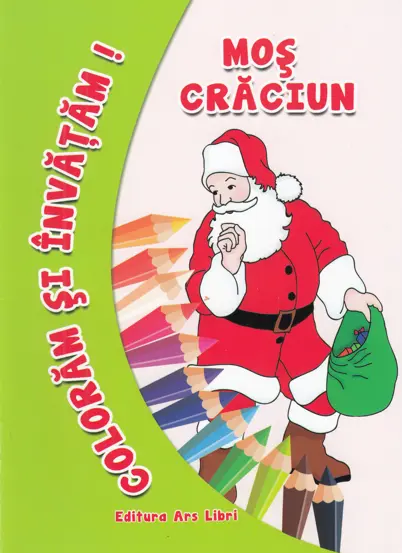 Cărți - Coloram si invatam! Mos Craciun