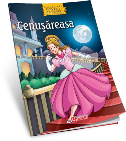 Noutăți Librăria Compas - Cenusareasa Povesti clasice Carte de colorat
