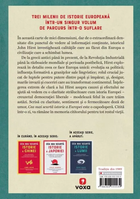 Cea mai scurta istorie a Europei – John Hirst [1]