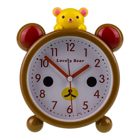 Ceasuri decorative - Ceas de masa din plastic 12x14 cm Urs