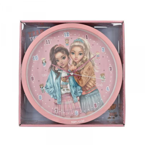 Ceas de perete Top Model roz fete [1]