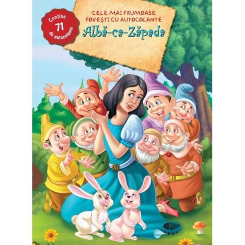 Noutăți Librăria Compas - Alba ca Zapada Povesti cu autocolante