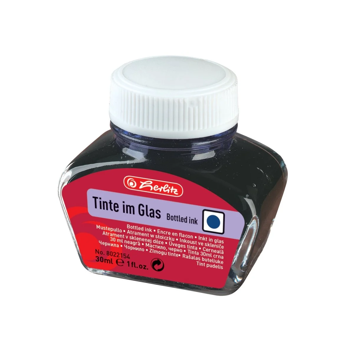 Mine și rezerve - Cerneala albastra calimara 30 ml Herlitz