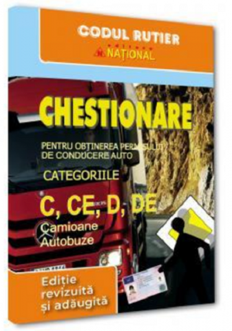 Gastronomie și hobby - Chestionare Permis Auto C, CE, D, DE Camioane Autobuze