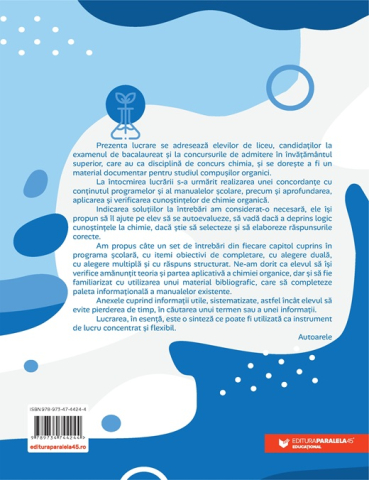 Chimie organica. Pregatire pentru examenul de bacalaureat si admiterea in invatamantul superior - Georgiana Madalina Leontescu, Monica Mariana Dumitru [1]