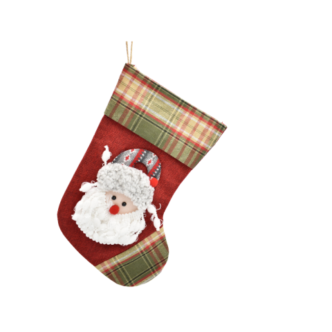 Ciorapel decorativ de Craciun 23x17 cm diferite culori [2]