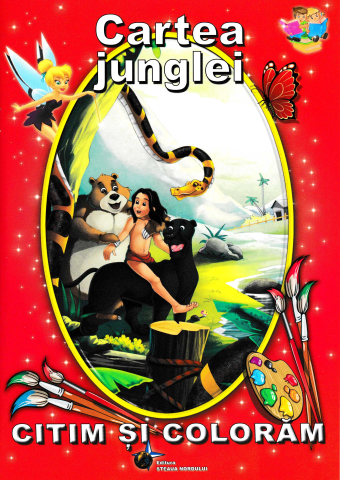 Cărți - Citim si coloram Cartea junglei – Rudyard Kipling