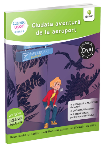 Cărți - Ciudata aventura de la aeroport. Citesc usor! - Evelyne Barge
