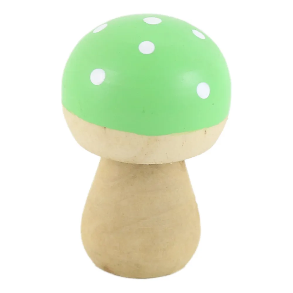 Ciuperca decorativa din lemn 5 x 6.5 cm culori diferite [4]